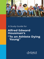 A Study Guide for Alfred Edward Housman's "To an Athlete Dying Young"