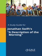 A Study Guide for Jonathan Swift's "A Description of the Morning"