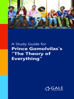 A Study Guide for Prince Gomolvilas's "The Theory of Everything"