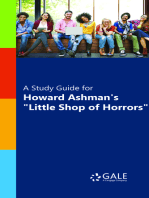 A Study Guide for Howard Ashman's "Little Shop of Horrors"