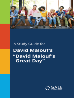 A Study Guide for David Malouf's "David Malouf's Great Day"