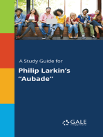 A Study Guide for Philip Larkin's "Aubade"