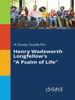 A Study Guide for Henry Wadsworth Longfellow's "A Psalm of Life"