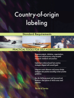 Country-of-origin labeling Standard Requirements