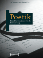 Poetik: Eine literaturtheoretische Einführung