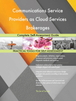 Communications Service Providers as Cloud Services Brokerages Complete Self-Assessment Guide
