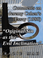 Comments on Jeremy Cohen's Essay (1980) "Original Sin as The Evil Inclination"