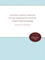 Colonial North Carolina in the Eighteenth Century: A Study in Historical Geography