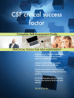 CSF critical success factor Complete Self-Assessment Guide
