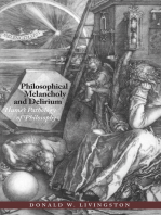 Philosophical Melancholy and Delirium: Hume's Pathology of Philosophy