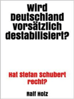 Wird Deutschland vorsätzlich destabilisiert?: Hat Stefan Schubert recht?