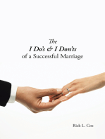 The I Do’S & I Don’Ts of a Successful Marriage