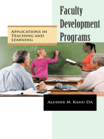 Faculty Development Programs: Applications in Teaching and Learning