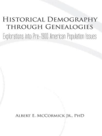 Historical Demography Through Genealogies: Explorations into Pre-1900 American Population Issues