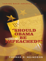 "Should Obama Be Impeached?": "Taking Back America - Ii"