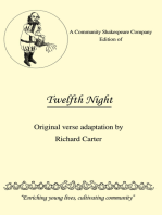 A Community Shakespeare Company Edition of Twelfth Night: Original Verse Adaptation by Richard Carter