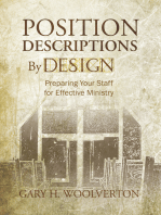 Position Descriptions by Design: Preparing Your Staff for Effective Ministry