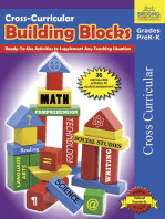Cross-Curricular Building Blocks - Grades PreK-K: Ready-To-Use Activities to Supplement Any Teaching Situation