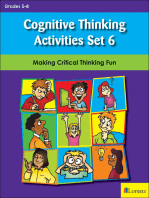 Cognitive Thinking Activities Set 6: Making Critical Thinking Fun