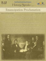 Emancipation Proclamation: History Speaks . . .