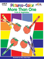 Pictures to Color: More Than One - Fruits and Vegetables