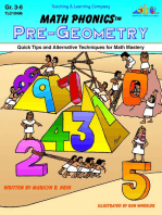 Math Phonics Pre-Geometry: Quick Tips and Alternative Techniques for Math Mastery