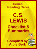 C.S. Lewis: Series Reading Order - with Summaries & Checklist