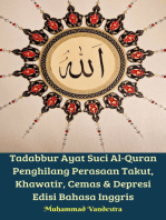 Tadabbur Ayat Suci Al-Quran Penghilang Perasaan Takut, Khawatir, Cemas & Depresi Edisi Bahasa Inggris