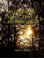 40 Days of the Names, Titles, and Attributes of God
