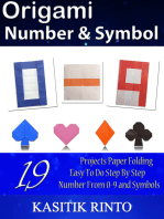Origami Number & Symbol: Paper Folding Number 0 to 9 and Symbols