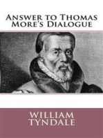 Answer to Sir Thomas More's Dialogue