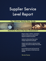 Supplier Service Level Report The Ultimate Step-By-Step Guide