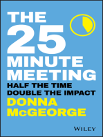 The 25 Minute Meeting: Half the Time, Double the Impact