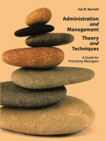 Administration and Management Theory and Techniques