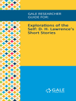 Gale Researcher Guide for: Explorations of the Self: D. H. Lawrence's Short Stories