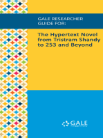 Gale Researcher Guide for: The Hypertext Novel from Tristram Shandy to 253 and Beyond