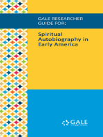 Gale Researcher Guide for: Spiritual Autobiography in Early America