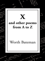 X: And Other Poems from a to Z