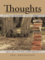 Thoughts: Eighty and Still Learning