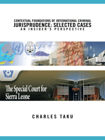 Contextual Foundations of International Criminal Jurisprudence ...