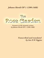 The Rose Garden: Sermons on the Monastic Virtues by Johann Herolt Op (~1390-1468)