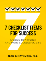 7 Checklist Items for Success: A Guide to a Richer and More Successful Life