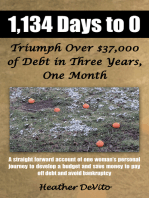 1,134 Days to 0: Triumph over $37,000 of Debt in Three Years, One Month