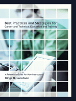 Best Practices and Strategies for Career and Technical Education and Training