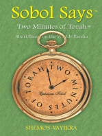 Sobol Says: Two Minutes of Torah Short Essays on the Weekly Parsha: Shemos–Vayikra