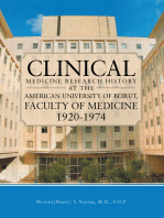 Clinical Medicine Research History at the American University of Beirut, Faculty of Medicine 1920-1974