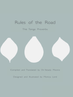 Rules of the Road: The Tonga Proverbs