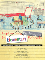 Implementing Philosophy in Elementary Schools: The Washington Elementary School Philosophy Project