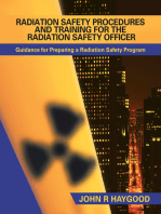 Radiation Safety Procedures and Training for the Radiation Safety Officer: Guidance for Preparing a Radiation Safety Program