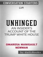 Unhinged: An Insider's Account of the Trump White House​​​​​​​ by Omarosa Manigault Newman​​​​​​​ | Conversation Starters